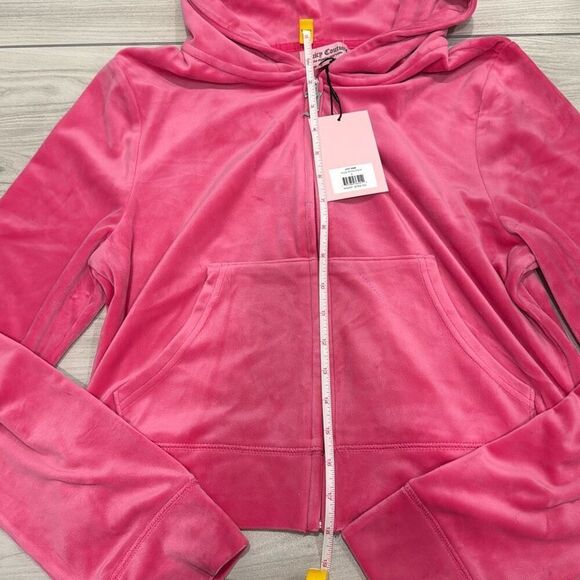 NWT juicy couture hot pink track suit size large Bedazzled butt and back - Picture 12 of 13